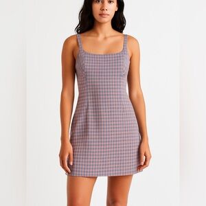 BDG Urban Outfitters Gingham Plaid Mini Dress – Snall Y2K Preppy
